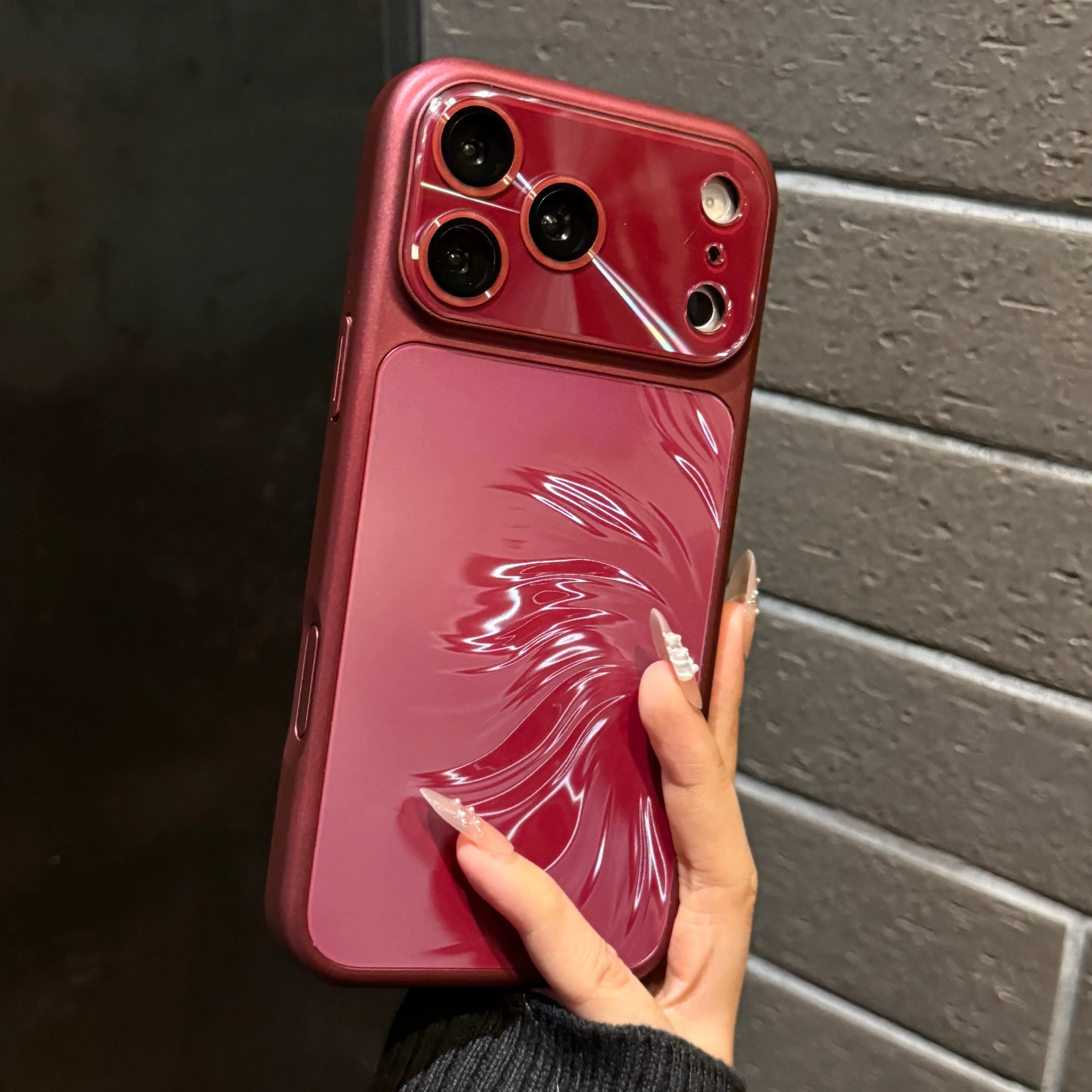 Apple 17promax mobil telefon qutusu üçün uyğundur 16pro yeni iphone15 lazer 14p qadın ins trend 13 böyük pəncərə 12 akril 11 obyektiv hər şey daxil 17 hava düşməyə qarşı 16plus qoruyucu örtük