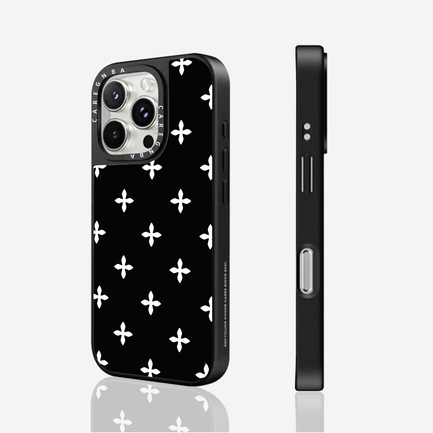CAREGNBA Zhu Zhixin ilə birgə brenddir, eyni çarpaz çiçək, Apple 17ProMax mobil telefon qutusu üçün uyğundur, iPhone16pro hər şey daxil düymələri 14plusr düşməyə qarşı 15por İnternet məşhuru 12 ulduz 13/11