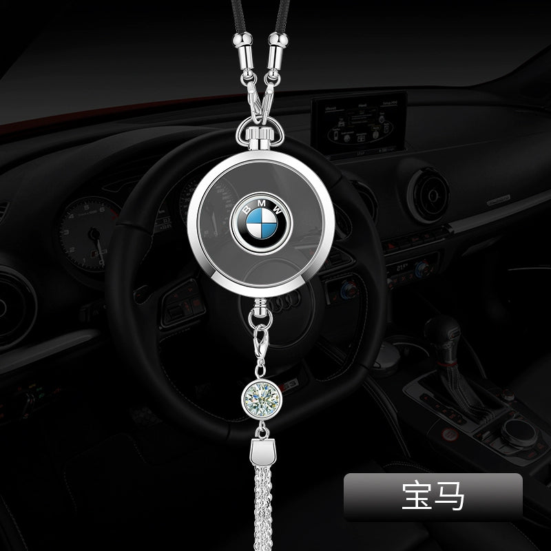 Avtomobil Ətri Avtomobil Asma Metal Qoruyucu Talisman Asma Dekorasiya Yüksək səviyyəli Avtomobil Loqosu Avtomobil Asma Efir Yağı Aromaterapiya Kulonu