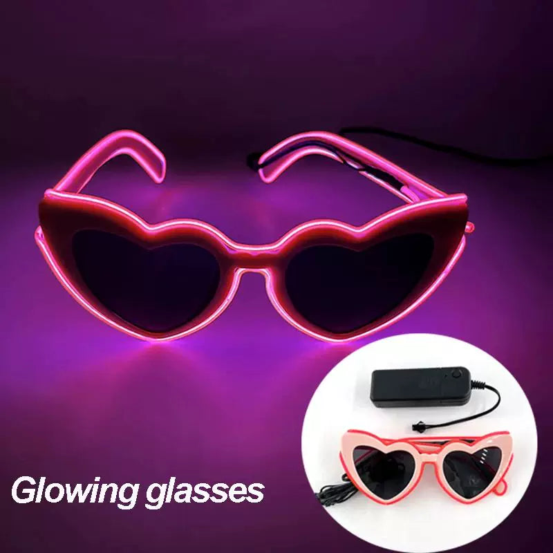 LED Newlywed Glasses Wedding Party Bridal Shower Bride T