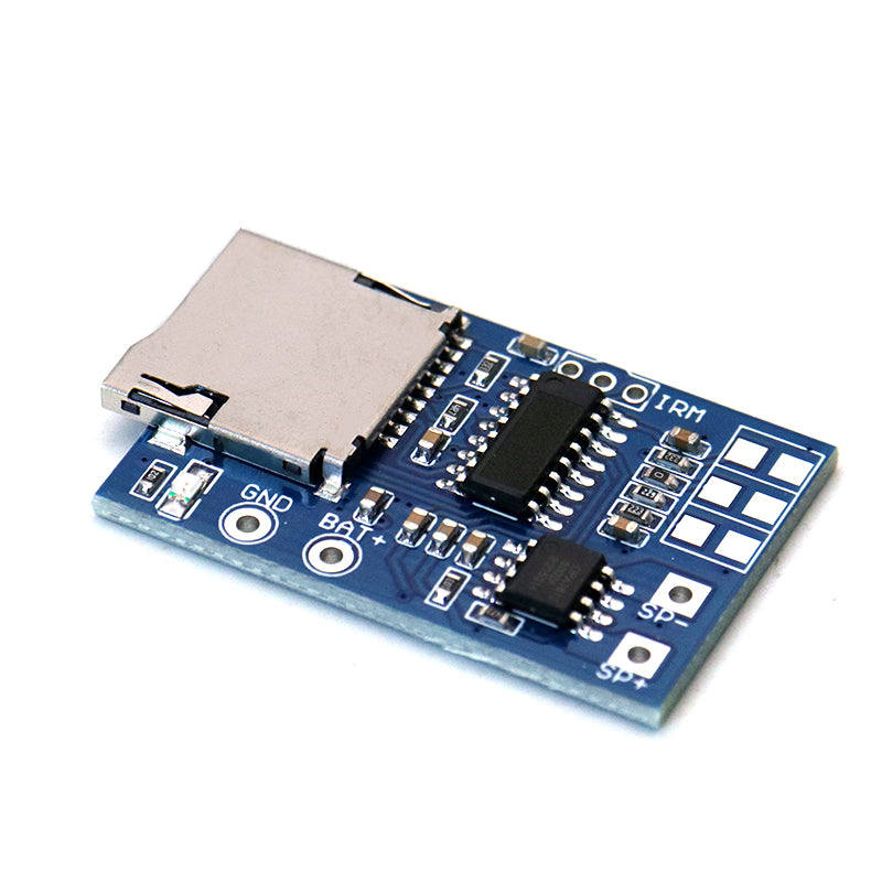 TF kartı MP3 dekodlaşdırma lövhəsi deşifrə modulu 2W hibrid mono yaddaş pleyer modulu ilə 3.7-5V enerji təchizatı - 2