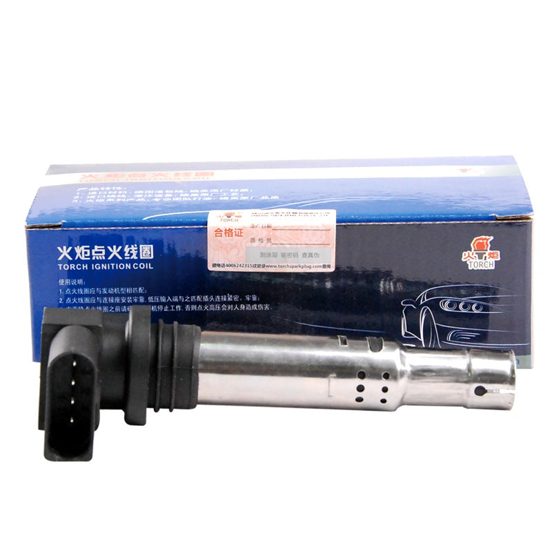 The ignition coil of the torch is compatible with Volkswagen Polo, Lavida, Bora, Sagitar, Passat, Fabia, Octavia, Golf and Touran.