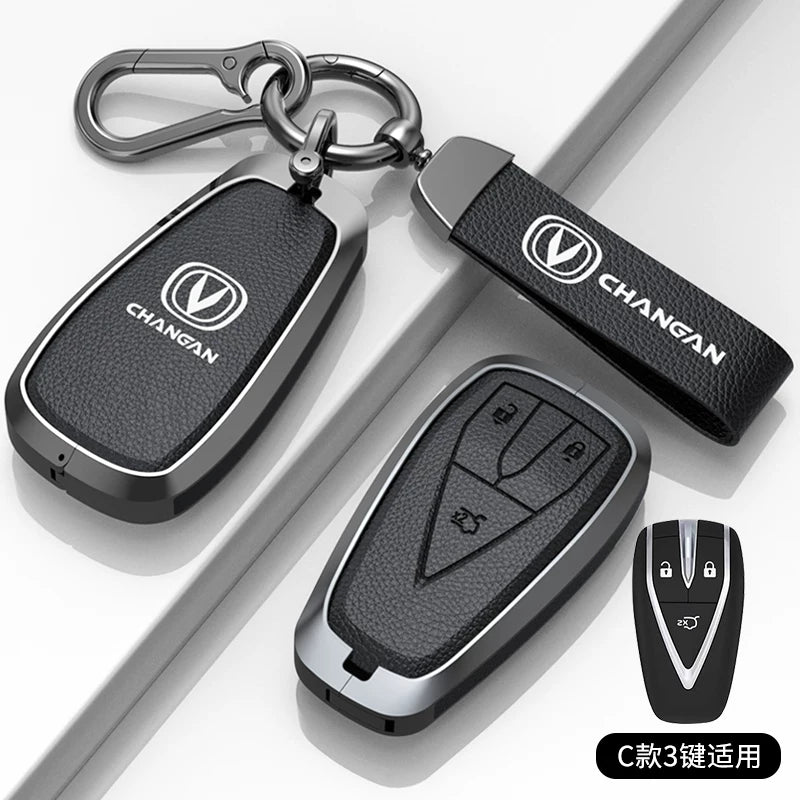 Chang'an açar örtüyü CS75/CS35/CS55/X5 PLUS Yidong Lumin/uniz/K/T Yida orijinal dəri çanta