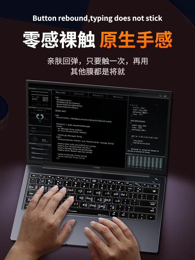 Huawei matebookGT14 klaviatura filmi 13s notebook D14 kompüteri D16 qorunması XPro örtüyü 16s Honor magicbook16Pro toz keçirməyən E funksiyası X D15 düym SE filmi üçün uyğundur