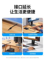 Greenlink USB uzatma kabeli 3.0/2.0 kişidən qadına məlumat kabeli USB disk uzatma kabeli qoşulma kabeli mobil telefonun doldurulması üçün kompüter TV printer bağlantısı siçan klaviaturası adapter kabeli 1/3/5 m