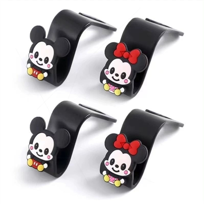 Avtomobil Oturacağı Arxa Arxa Qarmaq Cizgi filmi Sevimli Oturacaq Arxa Qarmaq Çoxfunksiyalı Avtomobil Daxili Dekorasiya Kiçik Qarmaq Yaradıcı