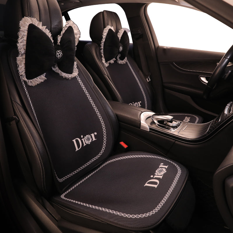 Car seat cushions, for all seasons, premium feel, semi-covered seat covers for women's car interiors, popular online car seat covers, car cushions, seat cushions.