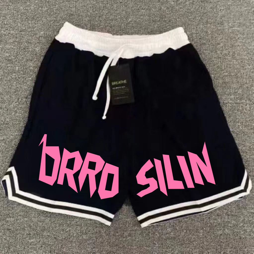 Amerikanın yeni moda markası yüksək küçə basketbolu tez quruyan oğlanlar üçün təsadüfi yay şortları boş idman şalvarları beş dörddəbir şalvar top şalvarları