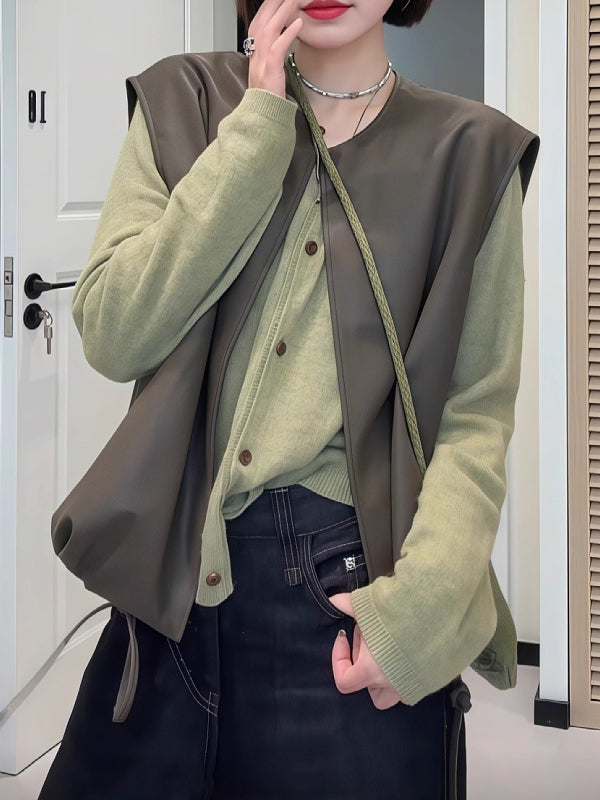 Qadınlar üçün yüksək keyfiyyətli, zərif qolsuz gündəlik jilet, yeni 2026-cı ilin yaz modası, böyük ölçülü, böyük ölçülü, dəbli və çoxfunksiyalı top.