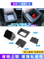 Suitable for Volvo XC90/XC60/V60/S90/V90 car storage box, no disassembly or damage required for installation.