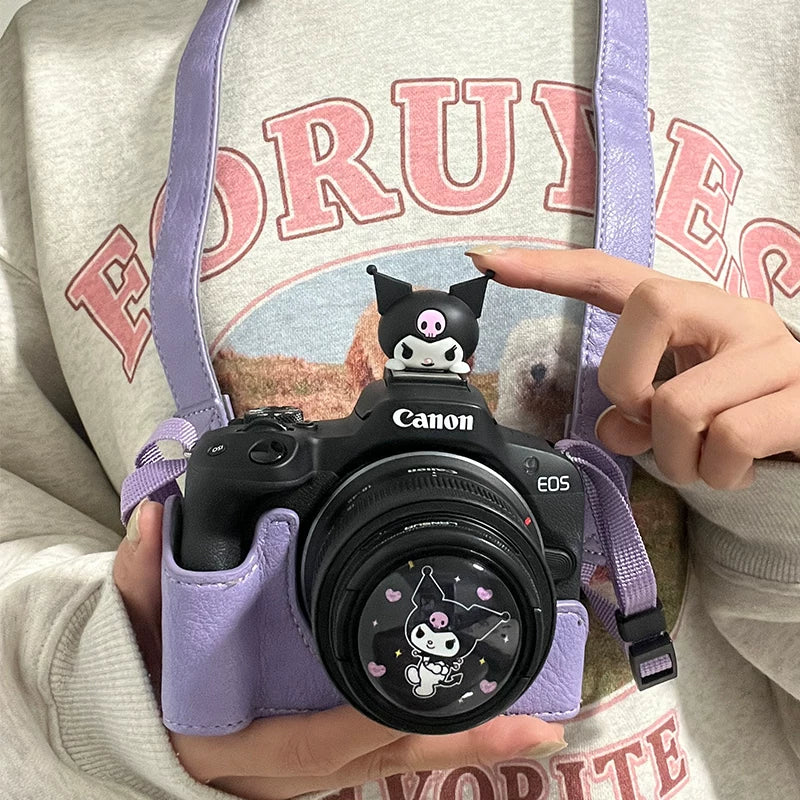 Canon R50 kamera qutusu R10r62r8 qoruyucu qutu R100 baza çantası R6 ikinci nəsil aksesuarları dəri qutu RP r7 üçün uyğundur