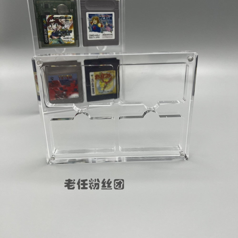 GAMEBOY GBA oyun kartı qutusu maqnit örtüyü yüksək şəffaf akril oyun ekran qutusu