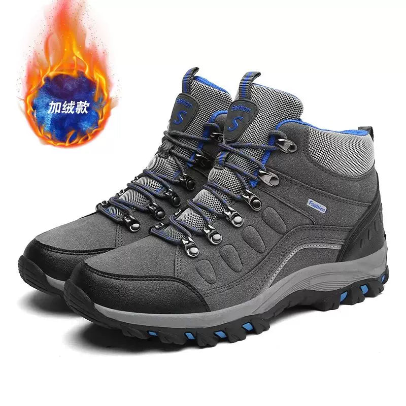 Kişi Ayaqqabıları Qış Əleyhinə Qar Çəkmələri Outdoor Plush Hiking