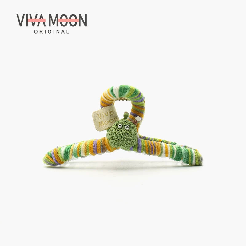 Koreya üslubunda şirin bala caynaq sancağı, sevimli və sadə iplik saç sancağı, böyük ölçülü, başın arxası üçün, yuxarı baxan saç sancağı, payız və qış saç aksesuarı.