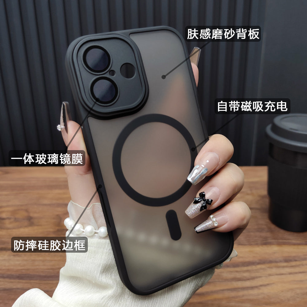 Apple 17 ProMax mobil telefon qutusu üçün uyğundur iPhone 16 şüşə linza plyonka ilə gəlir 15 Plus dəri hiss edən tutqun 14 Maqnit doldurma 13 Hər şey daxil 12 Düşməyə qarşı 17 havadan qoruyucu örtük 11 Fərdiləşdirilmiş B55