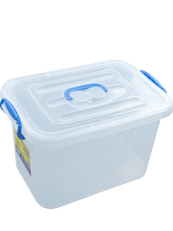 Qatılaşdırılmış Hengda plastik saxlama qutusu saxlama qutusu təşkilat qutusu qalınlaşdırılmış əlavə böyük şəffaf ev avtomobil geyim təşkilatı