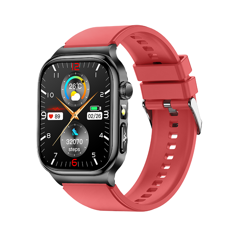 Ağıllı qan şəkəri saatı, qan təzyiqi qolbağı, Bluetooth zəngi, qan lipidləri, sidik turşusu, ürək dərəcəsi, qan oksigeninə nəzarət, EKQ, bədən istiliyi, əhval-ruhiyyə