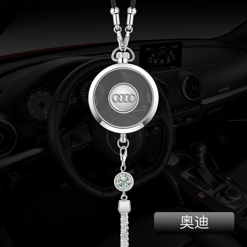 Avtomobil Ətri Avtomobil Asma Metal Qoruyucu Talisman Asma Dekorasiya Yüksək səviyyəli Avtomobil Loqosu Avtomobil Asma Efir Yağı Aromaterapiya Kulonu