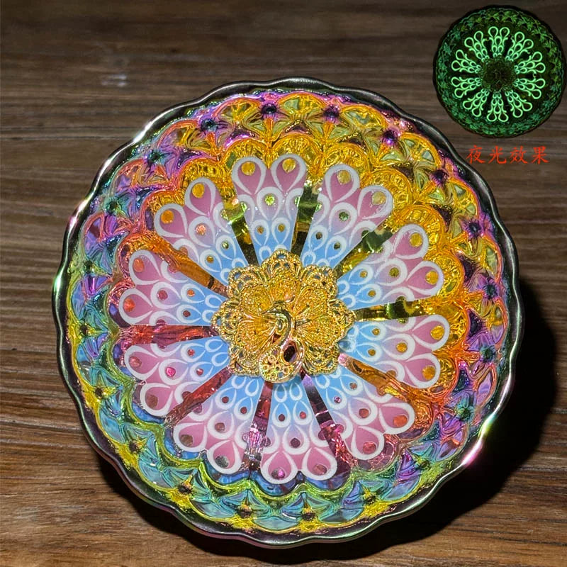 Rəngarəng tikilmiş çay fincanı usta fincan yüksək səviyyəli şəxsi xüsusi çay fincanı usta fincan tək stəkan sobaya çevrilmiş usta çay fincanı keramika
