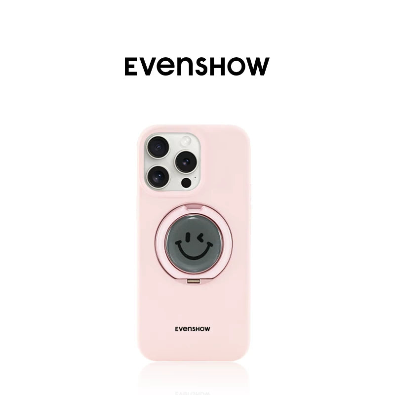 [Deng Ziqi ilə eyni model] EVENSHOW Apple 17AIRiPhone16promax15plus14/13 üçün uyğun stendli yeni maye silikon mobil telefon qutusu