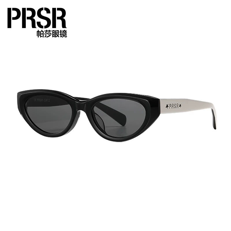 [Paşa Qızıl Çərçivə] Kvadrat və dəyirmi üzlər üçün retro pişik gözlü gün eynəkləri, kiçik polarizasiyalı yüksək səviyyəli günəş eynəkləri PS3062