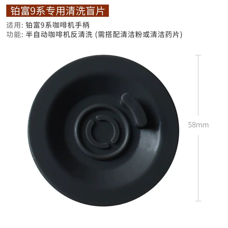 Yarımavtomatik espresso maşını xüsusi rezin conta sapı toz qabı möhürü təmizləmə təmizləyici pərdə pad 50/58mm