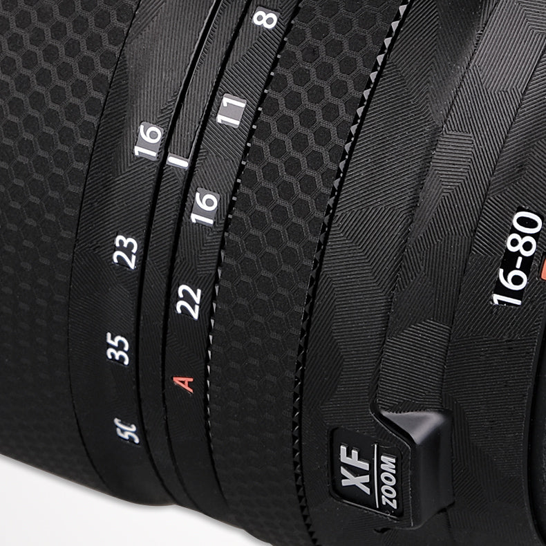 Meibendo Fuji XF16-80 F4 lens üçün uyğundur qoruyucu film karbon fiber 1680 stiker buzlu tutqun dəri stiker 3M