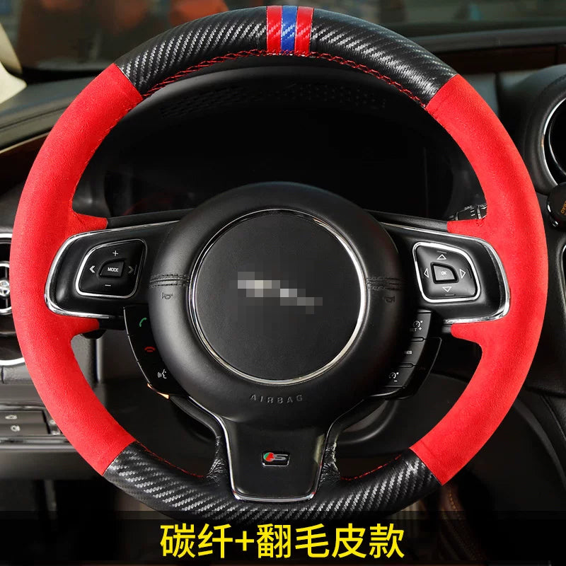 Hyundai Elantra, Hyundai Mistra, Hyundai Yuedong, Tucson və Langdong ix35 üçün qış versiyası üçün əl ilə tikilmiş orijinal dəri sükan örtüyü.