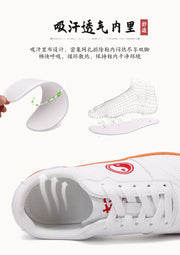 Chenjiagou Tai Chi ayaqqabıları yaz və yay yumşaq dəri kişilər və qadınlar eyni üslubda rəqabət komandası nəfəs alan sürüşməyən mal əti tendonunun alt səkkiz bölməsi