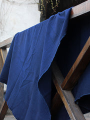 Çay döşəyi üçün əl işi indiqo boyalı təmiz pambıq süfrə, saşimi tikmə, bitki və ağac boyama, batikin DIY yazısı, köhnə qaba ev toxuması