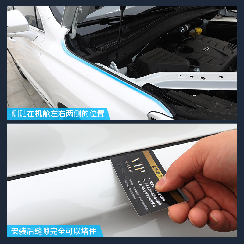 Special car sealing strips for Volkswagen New Santana, door soundproofing, full car dust and waterproof rubber strips, modernization.