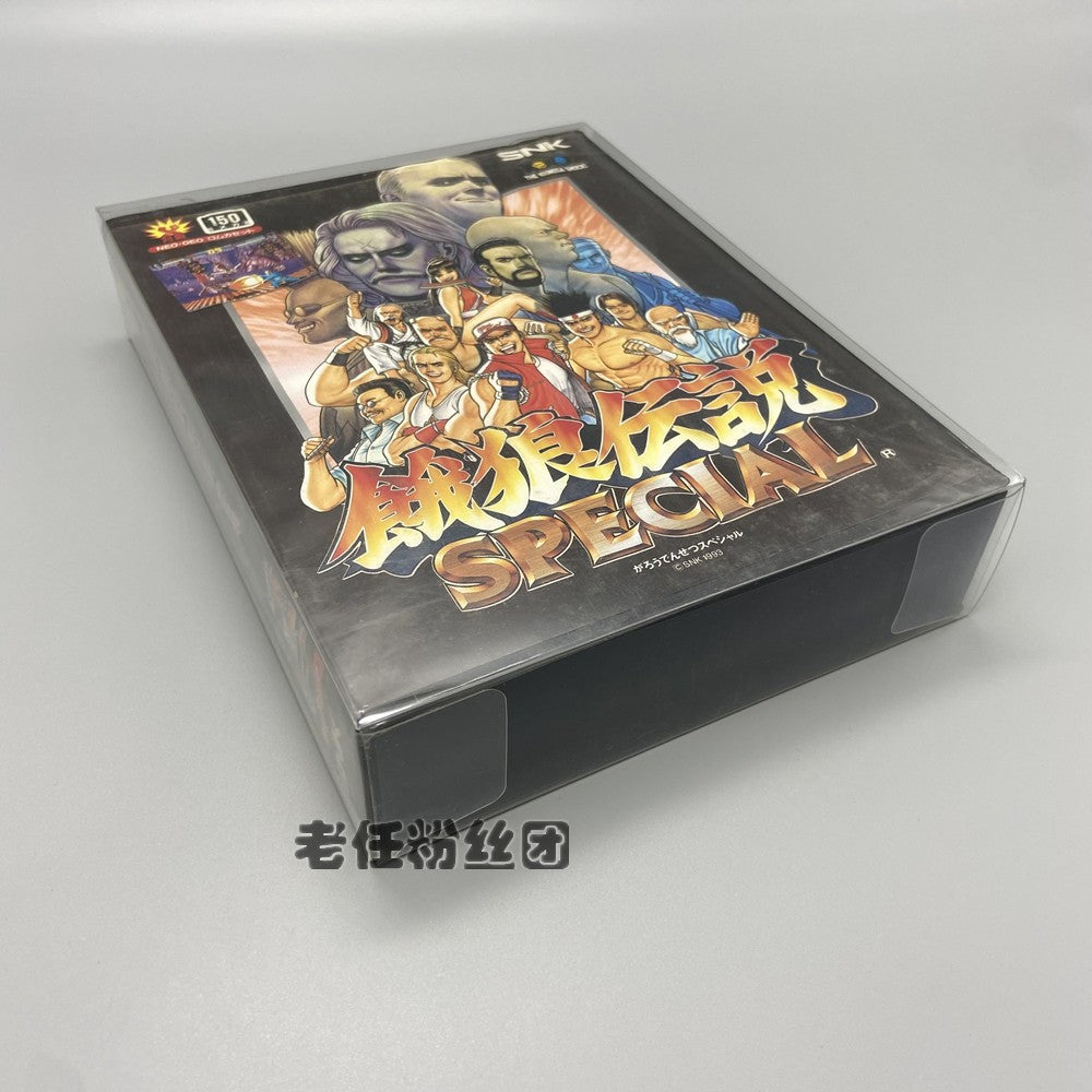 SNK ev maşını NEOGEO aes oyun ekran qutusu kolleksiya saxlama qutusu şəffaf qoruyucu qutu