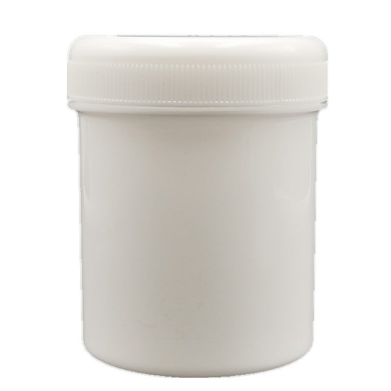 PP150ml düz plastik böyük ağızlı geniş ağız qalınlaşdırılmış ayrı qablaşdırma möhürlənmiş daxili qapaq/qurğuşunsuz lehim pastası şüşəsi