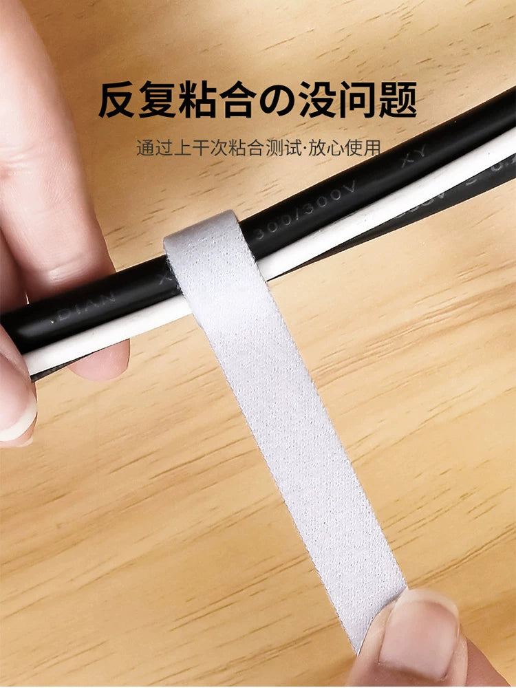 Kabel təşkilatçısı Masa üstü təşkilatçı ilə Velcro kabel bağlayıcısı naqil tutucu kabel çarxı ilə məlumat kabeli saxlama kabeli