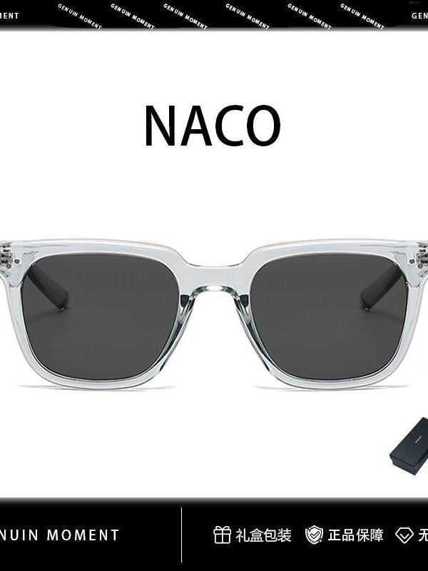Kişilər üçün çox yönlü düz buz şəffaf boz atmosfer günəş eynəyi NACO anti-UV polarizasiyalı qadınlar üçün miyopik gün eynəkləri ilə uyğunlaşdırıla bilər