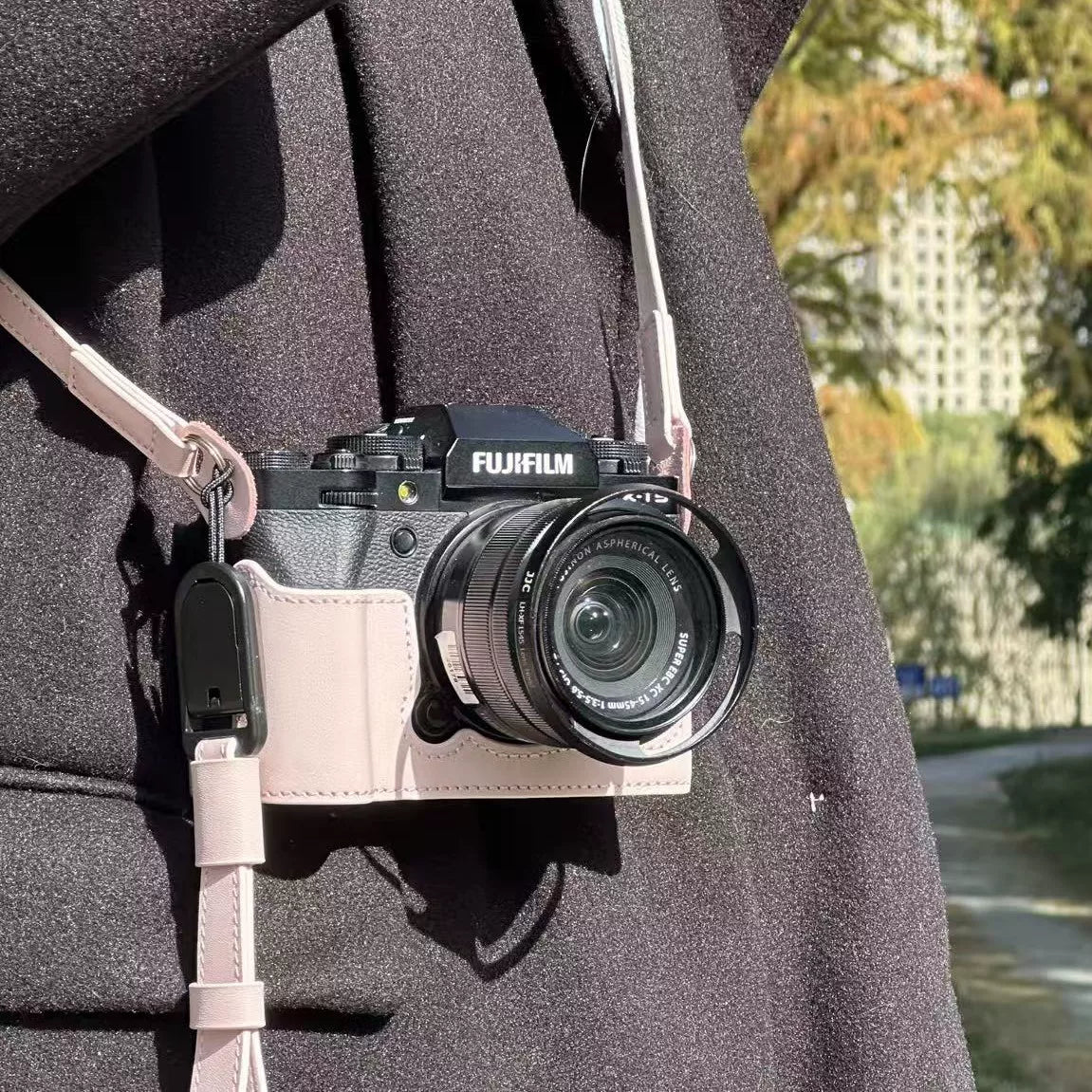 Fujifilm XS20 dəri qoruyucu qutu XT5 kamera çantası XM5XT50XT30 birinci, ikinci və üçüncü nəsil X100Vi baza aksesuarları