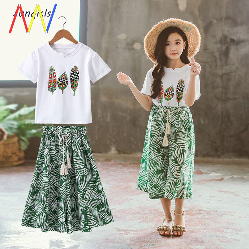 Qız Geyimləri Körpə Qız Donu Futbolka Toplar Şortlar Uşaq yubkası