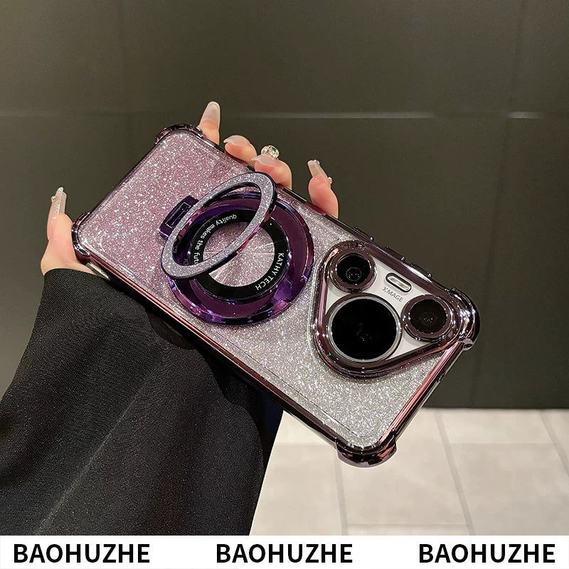 Dörd künclü təhlükəsizlik yastıqları Huawei pura80 mobil telefon qutusu üçün uyğundur, yeni p80pro linza filmi, p70 hər şey daxil olmaqla yıxılmağa qarşı qoruyucu örtük, p90pro şəffaf soyuducu yumşaq qabıq, p90pm sadə kişi və qadın qabığı ilə gəlir.