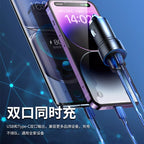 Pd12w Alüminium Alaşımlı İkili USB Portlu Avtomobil Doldurma Plitəsi Avtomobil Avtomobil Şarj Cihazı Başlığı 2A Mobil Telefon Doldurma Cihazı Sürətli Doldurma Başlığı