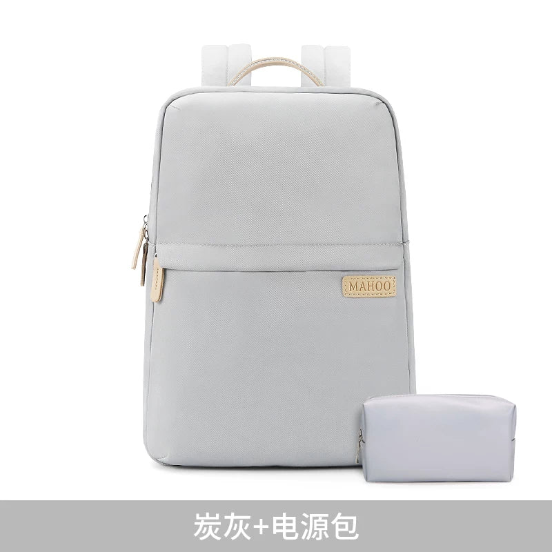 Noutbuk çantası 16 düymlük qadın çiyin çantası Honor magicbook 14 Asus Tianxuan 4 Huawei 15 point 6 Acer 13 sadə yüksək görünüşlü zərbəyə davamlı bel çantası tələbə məktəb çantası kişi