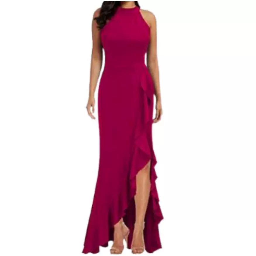 Qadın Donu Kokteyl Ziyafət Axşam Donu Uzun Don