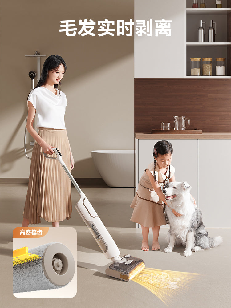 Döşəmə paltaryuyan maşın emiş və mop inteqrasiya olunmuş tam avtomatik ağıllı avtomatik təmizləyici ev elektrik mop rəsmi M22