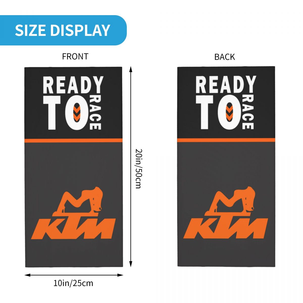 Motor Motocross Bandana Aksesuarları Boyun Gaiter Printli Moto