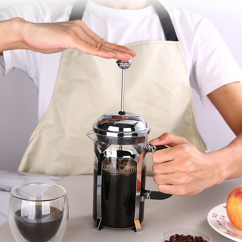 Jinmeilai şüşə çay və qəhvə qabı paslanmayan polad çay dəmləyicisi çay dəsti çay dəsti filtr çaydanı filtr çaydanı