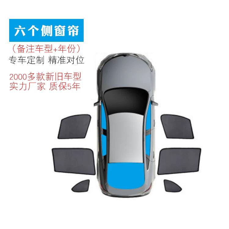 Maqnit günəşdən qoruyan Honda Stepwgn Spada RP3/5 RG RK avtomobil pəncərəsi üçün günəşdən qoruyucu örtüklə uyğundur