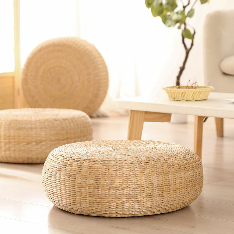 Yapon tatami futon yastığı meditasiya meditasiya döşəyi yer meditasiya mat balkon rattan ev mat saman mat