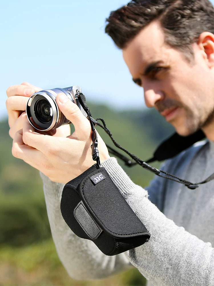 JJC, Sony güzgüsüz kameranın daxili çantası üçün uyğundur A6600 A6100 A6500 A6000 A5100A6300 A6400 ZV-E10 Sigma FP qoruyucu çanta saxlama qalınlaşdırılmış suya davamlıdır.