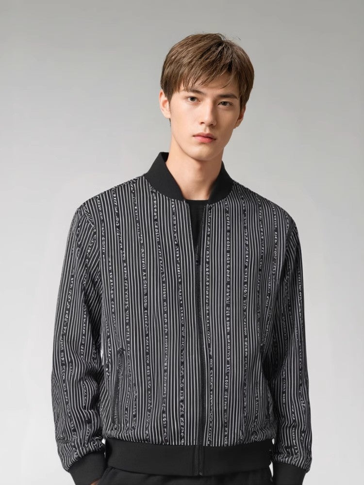 Versace VJC Men's Embroidered Casual Zip-Up Jacket Sweater Jacket 75GAI300 FS112