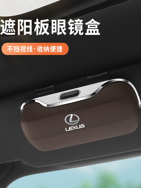 Lexus ES avtomobil günəş eynəyi qutusu, RX/NX/IS/CT/LS/GX günəş eynəyi saxlama qutusu, günəş eynəyi klipi