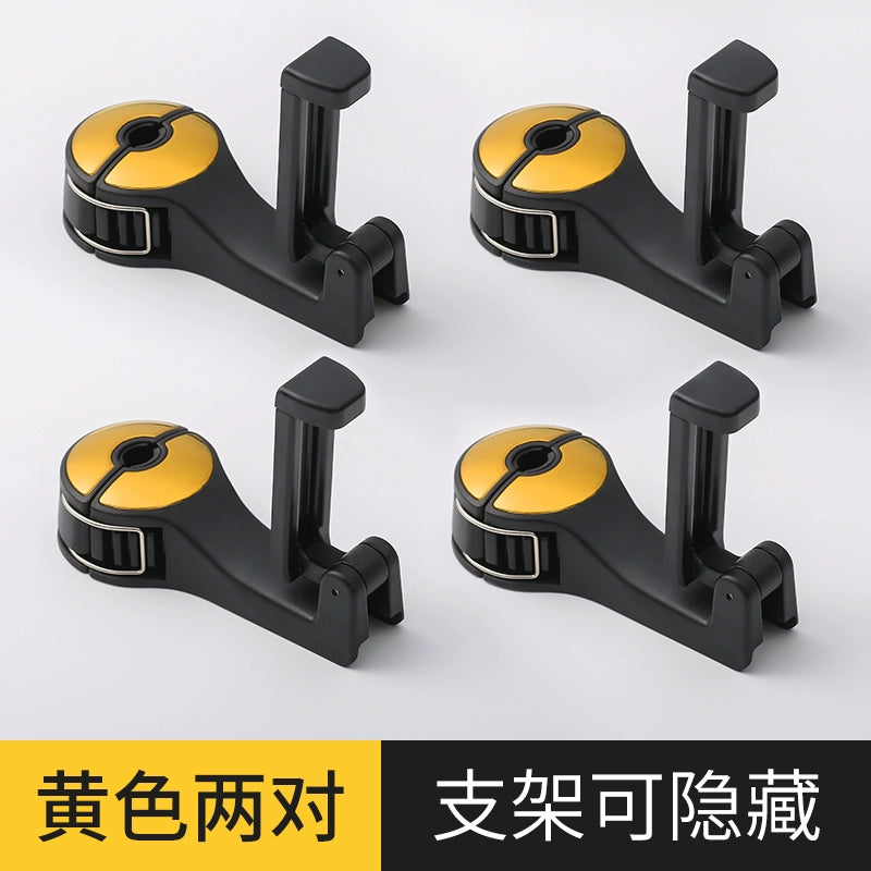 Avtomobil Oturacağı Arxa Arxa Qarmaq Cizgi filmi Sevimli Oturacaq Arxa Qarmaq Çoxfunksiyalı Avtomobil Daxili Dekorasiya Kiçik Qarmaq Yaradıcı